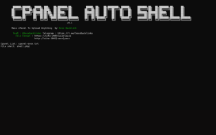 Cpanel Auto Shell