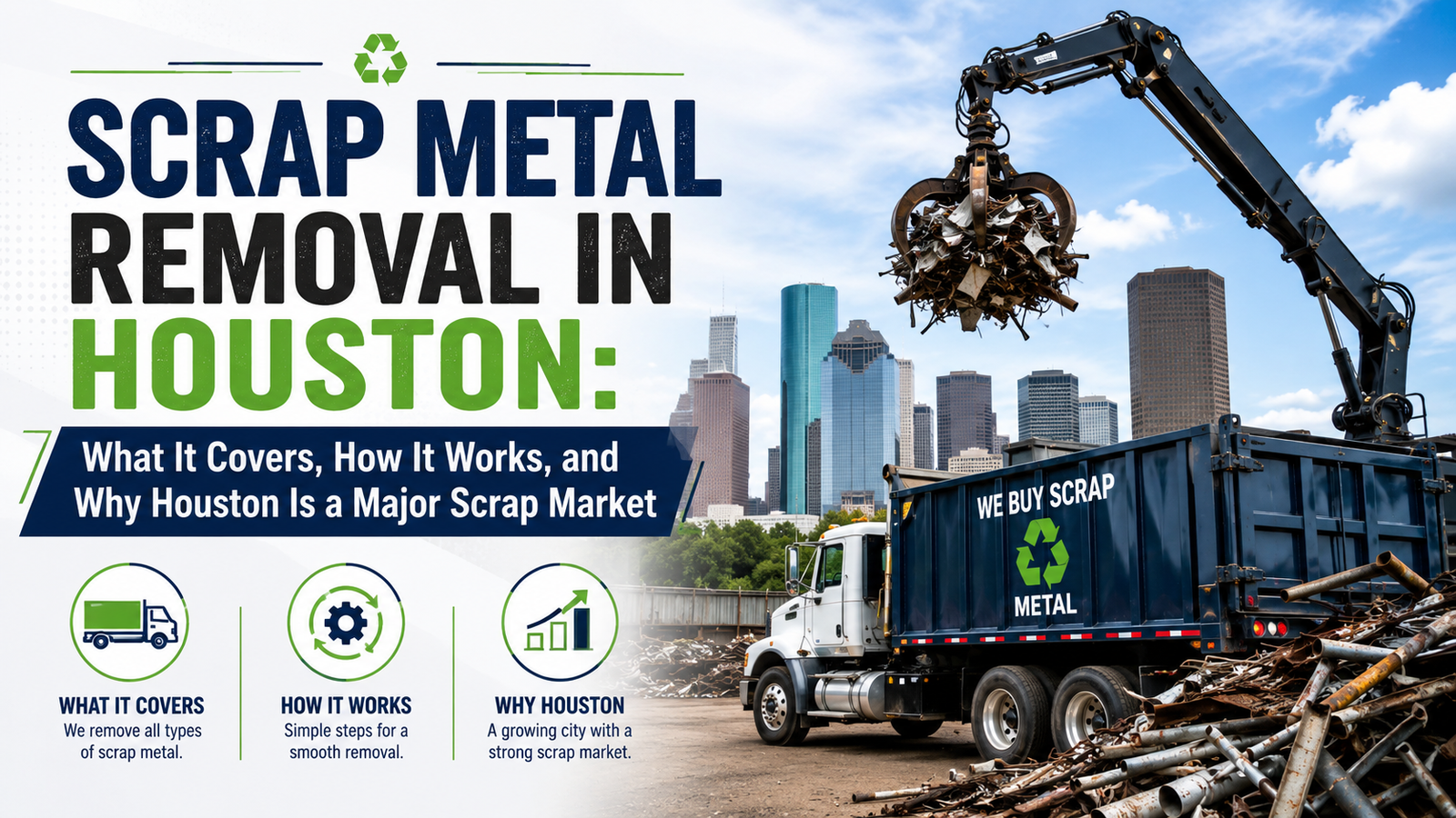 Scrap Metal Removal in Houston: What It Covers, How It Works, and Why Houston Is a Major Scrap Market